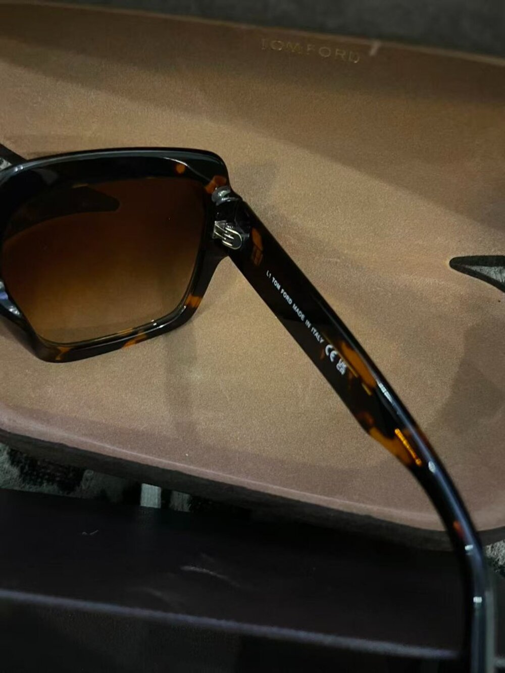 TOM FORD Tortoiseshell Acetate Sunglasses - Picture 3 of 6